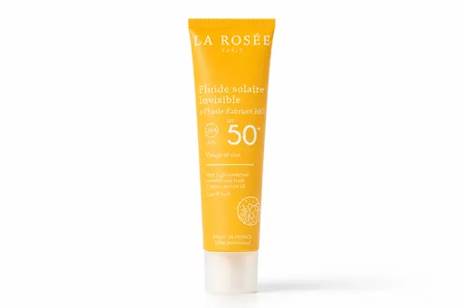 La Rosée Fluide Solaire Invisible SPF50+ Huile Abricot Bio